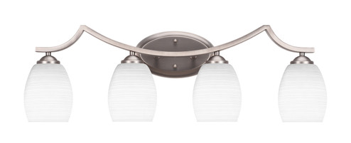 Zilo Four Light Bath Bar in Graphite (200|554-GP-4021)