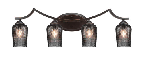 Zilo Four Light Bathroom in Dark Granite (200|554-DG-4252)