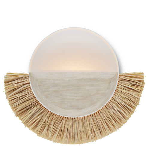 Seychelles Collection One Light Wall Sconce in Sugar White/Sandstone/Natural (142|5000-0204)