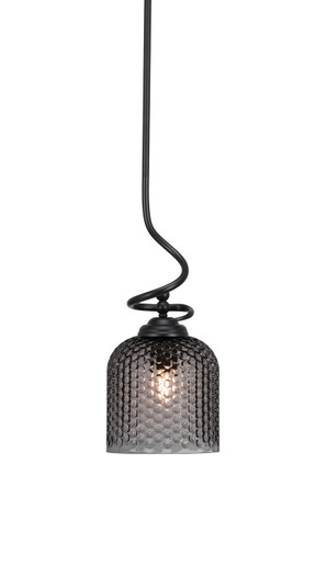 Capri One Light Pendant in Matte Black (200|900-MB-4912)