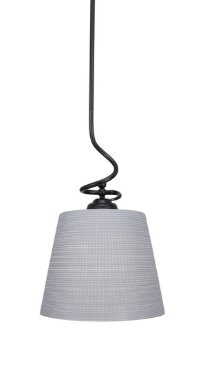 Capri One Light Pendant in Matte Black (200|900-MB-4082)