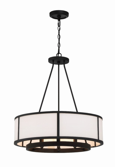 Bryant Six Light Chandelier in Black Forged (60|BRY-8006-BF)