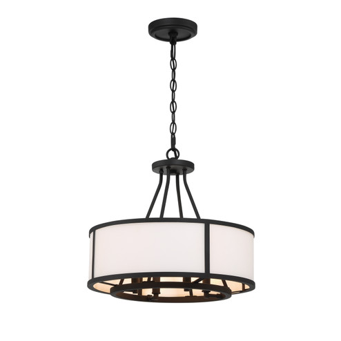 Bryant Four Light Chandelier in Black Forged (60|BRY-8004-BF)