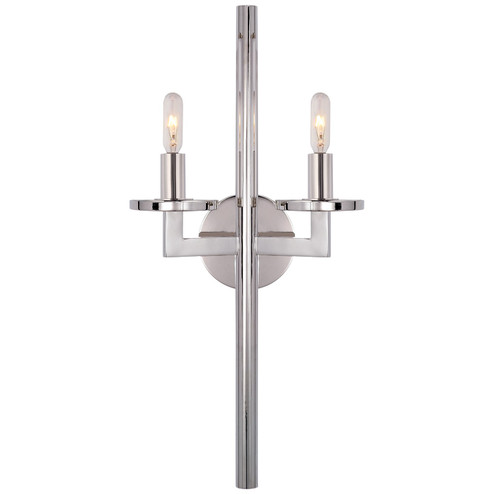 Liaison Two Light Wall Sconce in Polished Nickel (268|KW 2201PN) Liaison Two Light Wall Sconce in Polished Nickel (268|KW 2201PN)