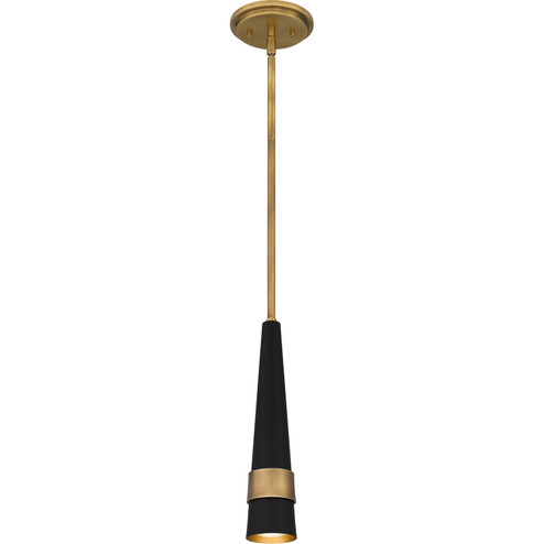 Quoizel Piccolo Pendant LED Mini Pendant in Weathered Brass (10|QPP5579WS)
