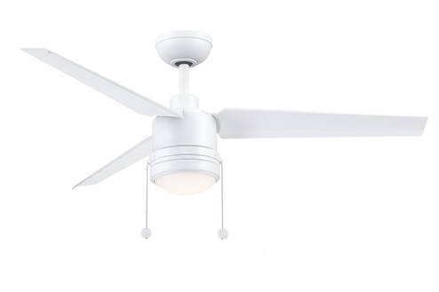 PC/DC L 52''Ceiling Fan in Matte White (26|FPD7619MWW)