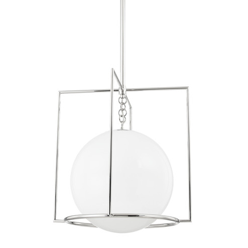 Frankie One Light Pendant in Polished Nickel (428|H648701L-PN)