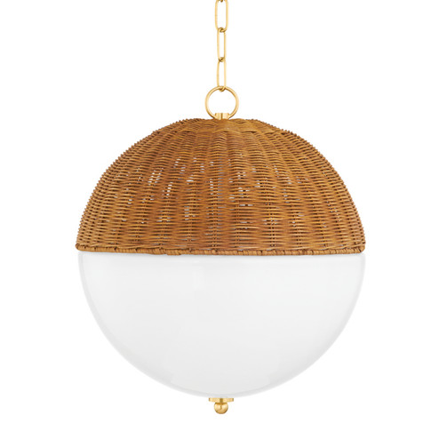 Summer One Light Pendant in Aged Brass (428|H603701L-AGB)