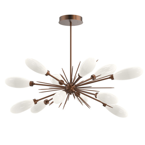 Fiori LED Chandelier in Burnished Bronze (404|PLB0071-0A-BB-WL-001-L3)