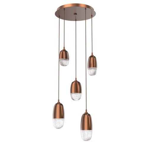Pebble LED Pendant in Burnished Bronze (404|CHB0079-05-BB-PC-C01-L3)