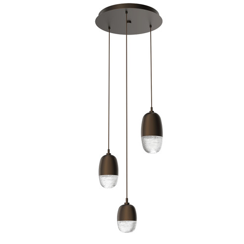 Pebble LED Pendant in Flat Bronze (404|CHB0079-03-FB-PC-C01-L1)
