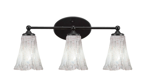 Capri Three Light Bath Bar in Matte Black (200|5913-MB-729)