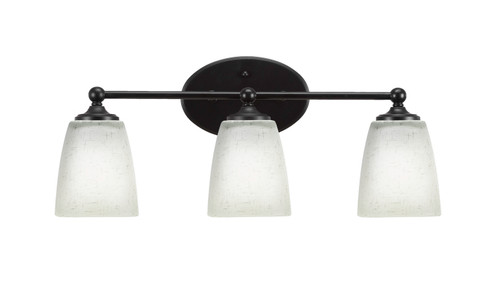 Capri Three Light Bathroom Lighting in Matte Black (200|5913-MB-460)