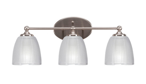 Capri Three Light Bathroom Lighting in Brushed Nickel (200|5913-BN-500)