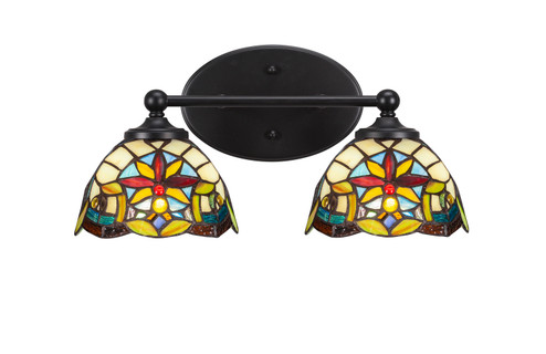 Capri Two Light Bath Bar in Matte Black (200|5912-MB-9365)