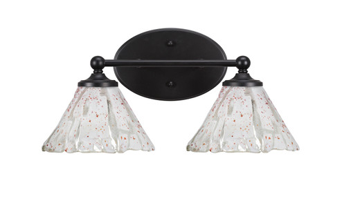 Capri Two Light Bathroom Lighting in Matte Black (200|5912-MB-7195)