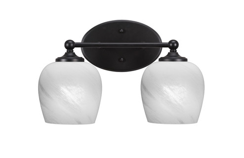 Capri Two Light Bathroom Lighting in Matte Black (200|5912-MB-4811)