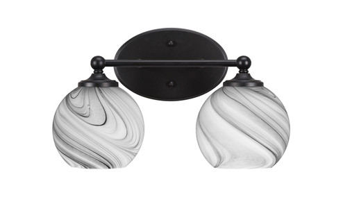 Capri Two Light Bath Bar in Matte Black (200|5912-MB-4109)