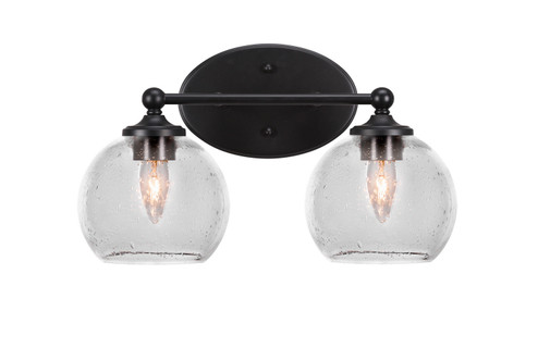 Capri Two Light Bathroom Lighting in Matte Black (200|5912-MB-4100)