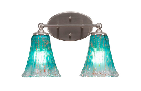 Capri Two Light Bathroom Lighting in Brushed Nickel (200|5912-BN-725)