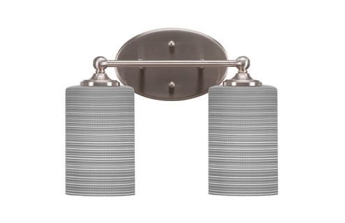 Capri Two Light Bathroom Lighting in Brushed Nickel (200|5912-BN-4062)