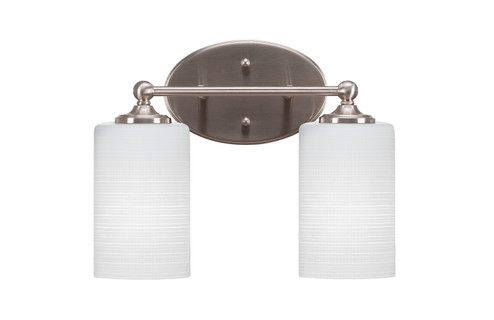 Capri Two Light Bath Bar in Brushed Nickel (200|5912-BN-4061)