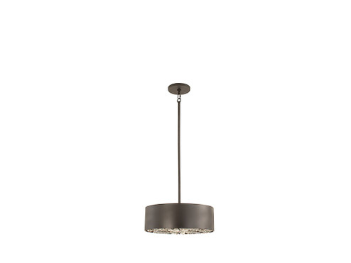 Azores Four Light Convertible Semi-Flush/Pendant in Black Cashmere (51|6-1272-4-50)