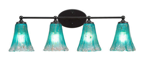 Capri Four Light Bathroom Lighting in Brushed Nickel (200|5914-MB-725)