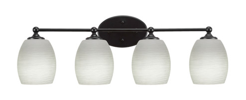 Capri Four Light Bath Bar in Matte Black (200|5914-MB-615)