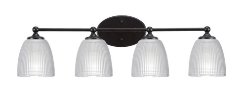 Capri Four Light Bathroom Lighting in Brushed Nickel (200|5914-MB-500)