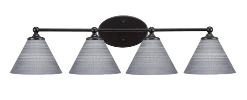 Capri Four Light Bath Bar in Matte Black (200|5914-MB-4052)