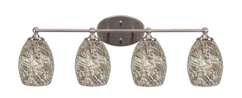 Capri Four Light Bathroom Lighting in Brushed Nickel (200|5914-BN-5054)