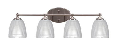 Capri Four Light Bathroom Lighting in Brushed Nickel (200|5914-BN-500)