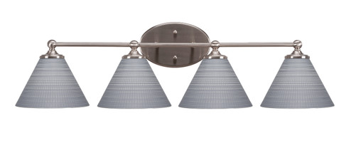 Capri Four Light Bathroom Lighting in Brushed Nickel (200|5914-BN-4052)