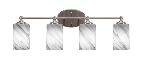 Capri Four Light Bathroom Lighting in Brushed Nickel (200|5914-BN-3009)