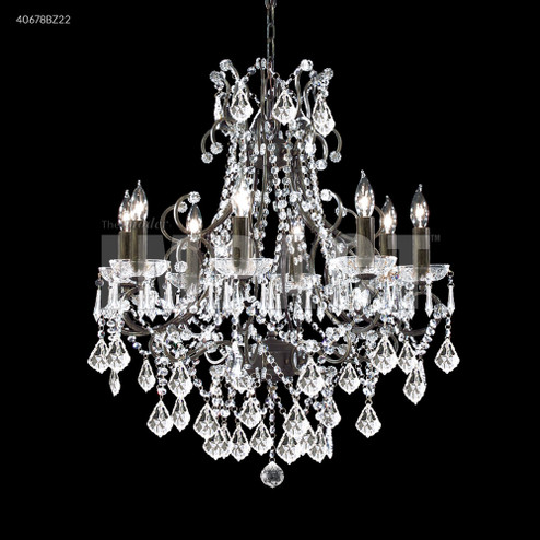 Charleston Eight Light Chandelier in Bronze (64|40678BZ22)