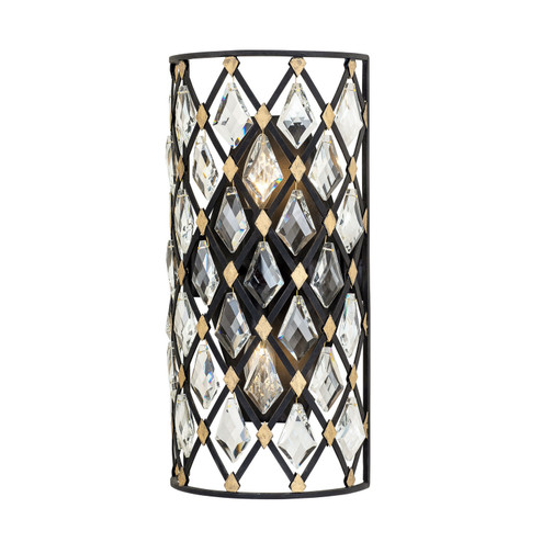 Windsor Two Light Wall Sconce in Carbon/Havana Gold (137|345W02SCBHG)
