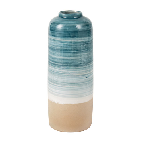 Roe Bay Vase in Blue (45|S0017-8221)