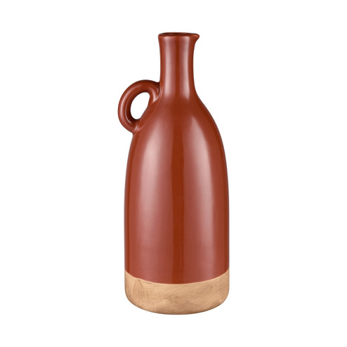 Adara Vase in Brick Red (45|S0017-10041)