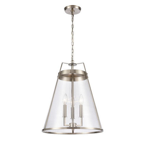 Judy Three Light Pendant in Satin Nickel (45|82265/3)