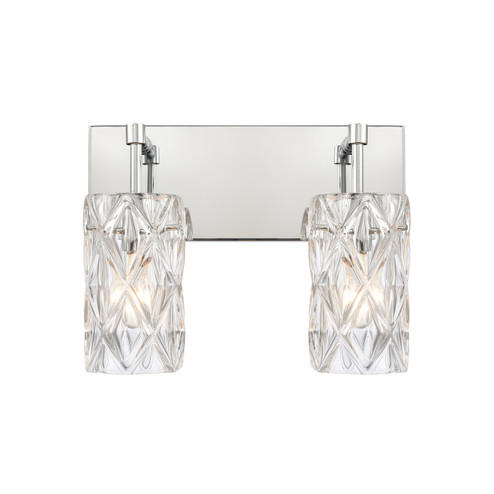 Formade Crystal Two Light Vanity in Polished Chrome (45|82191/2)