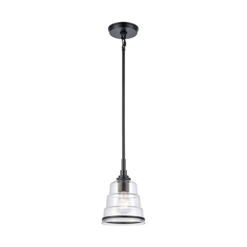 Boyer One Light Mini Pendant in Matte Black (45|82164/1)