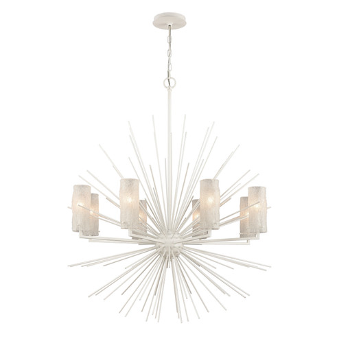 Sea Urchin Eight Light Chandelier in White Coral (45|82088/8)