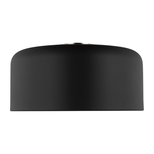 Malone One Light Flush Mount in Midnight Black (454|7705401-112)