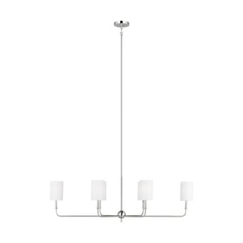 Foxdale Six Light Chandelier in Brushed Nickel (454|3609306-962)