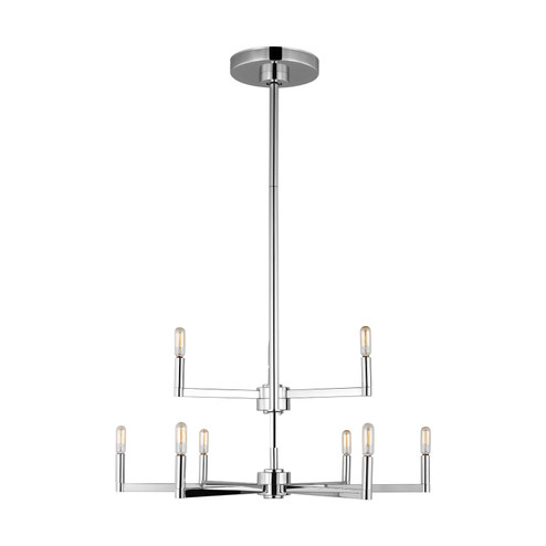 Fullton LED Chandelier in Chrome (454|3164209EN-05)