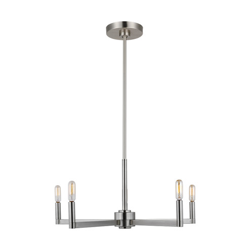 Fullton Five Light Chandelier in Brushed Nickel (454|3164205-962)