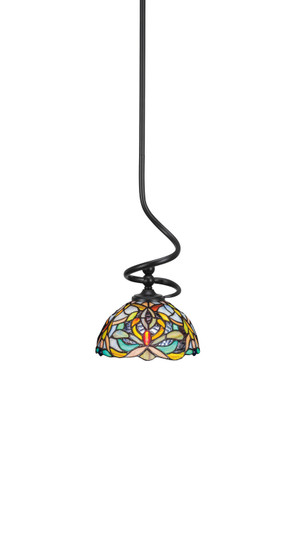 Capri One Light Mini Pendant in Matte Black (200|901-MB-9905)