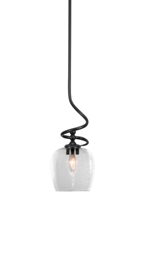 Capri One Light Mini Pendant in Matte Black (200|901-MB-4810)