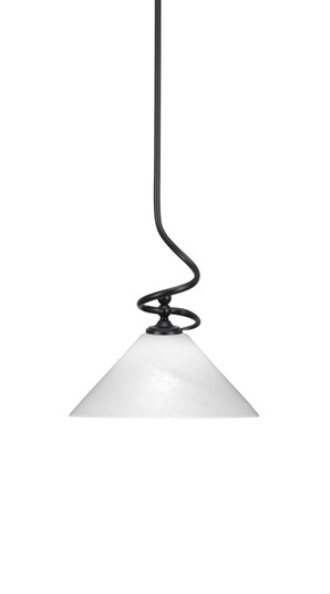 Capri One Light Mini Pendant in Matte Black (200|901-MB-2121)